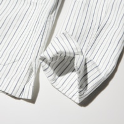 UNIQLO Куртка-рубашка из смесового льна, желтовато-белый