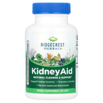 RidgeCrest Herbals, KidneyAid™, для поддержки почек, 60 капсул