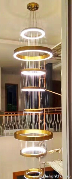 люстра  Light Ring Lamp by HENGE style ( 7 rings )