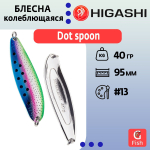 Блесна колеблющаяся HIGASHI Dot spoon 24g #08