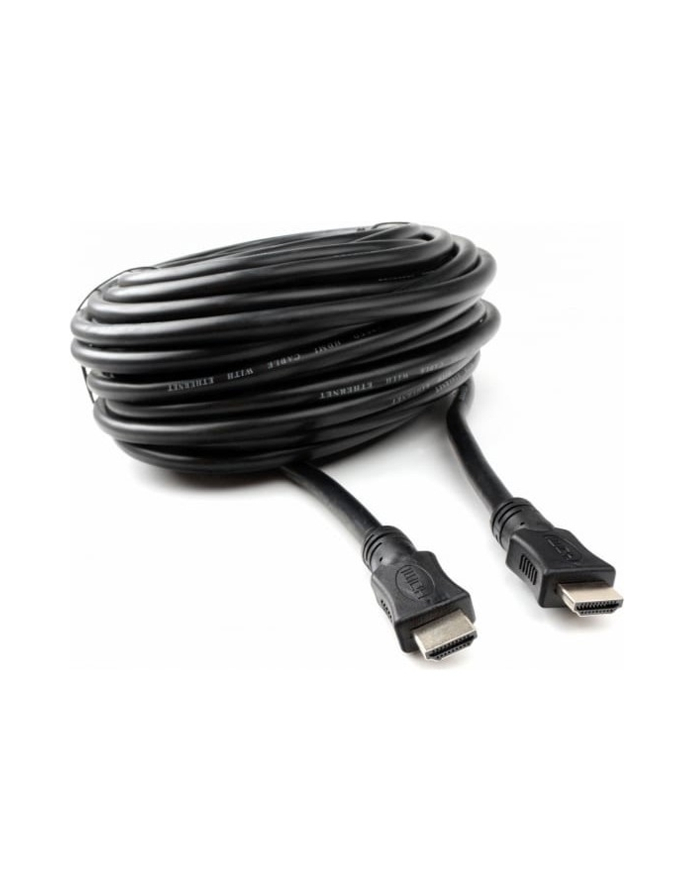 Кабель HDMI Cablexpert CC-HDMI4L-20M, 20м, v2.0, 19M/19M, серия Light, черный, позол.разъемы, экран, пакет