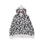 A Bathing Ape Abc Camo Double Shark Full Zip Худи Fw23 серый