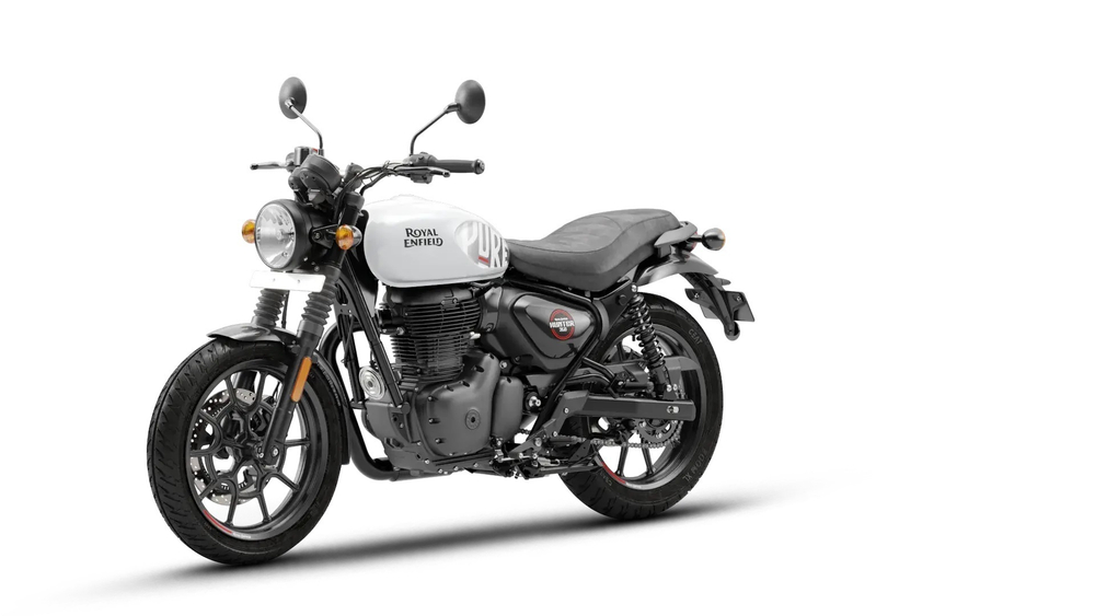 Royal Enfield Hunter 350 Dapper White