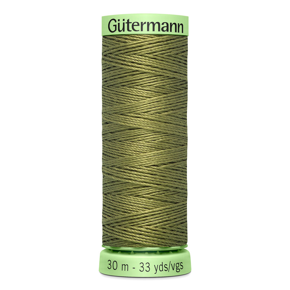 Нить Top Stitch 30/30 м для декоративной отстрочки, Gutermann, 432 оливково-зеленый