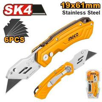 Нож складной универсальный 170мм SUPER INGCO HUK6288 INDUSTRIAL