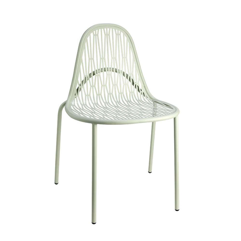 Стул металлический Scab Design Malvasia, зеленый шалфей