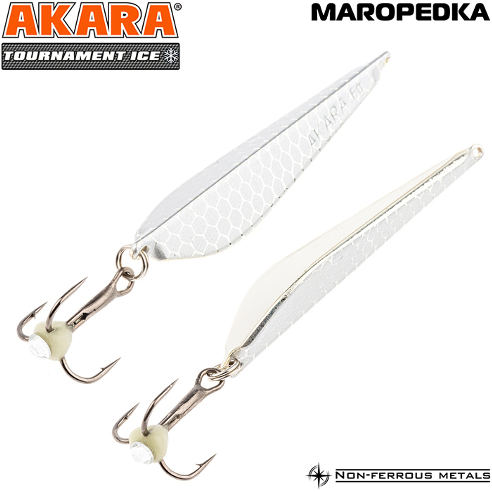 Блесна зимняя Akara Tournament Ice Maropedka 30 3 гр.33/Sil