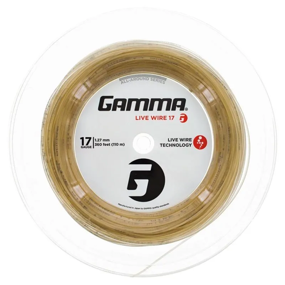Струны теннисные Gamma Live Wire Revelation (110 m)
