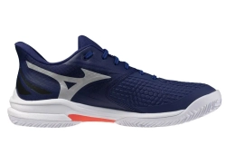 Теннисные кроссовки Mizuno Wave Exceed Tour 7 CC - beacon blue/white/lava orange