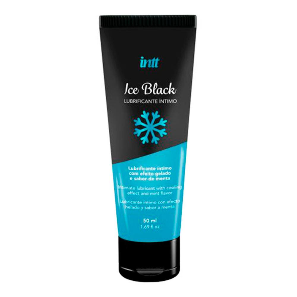 Лубрикант на водной основе с ледяным эффектом INTT Ice Black 50мл