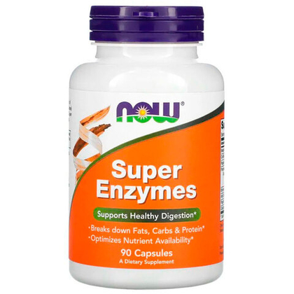NOW Super Enzymes (90 капс.) [M]
