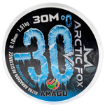 Леска зимняя синяя AMAGU -30 ARCTIC FOX 0,12 мм 30 метров.