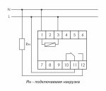 Реле времени PCR-513 8А 230В 1 перекл. IP20 задержка включ.
