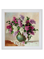 Картина на стену для интерьера на холсте в раме 23*23 см