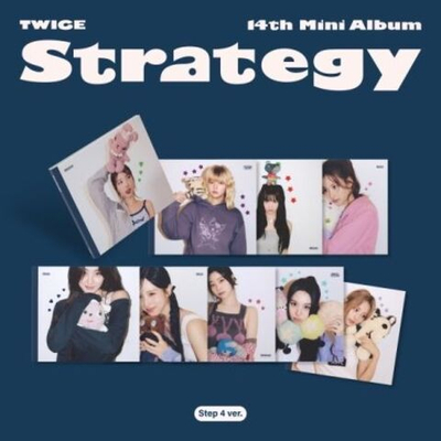 Альбом TWICE - STRATEGY 14th Mini Album STEP4 9 Version SET