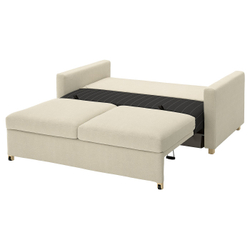 IKEA SALTSJÖBADEN  (ИКЕА САЛТШЁБАДЕН)  -  Чехол для 2-местного дивана-кровати - Фридтуна светло-бежевый