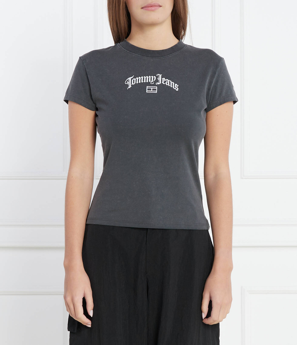 Футболка BBY GRUNGE Tommy Jeans - графитовый(DW0DW17126)