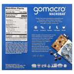 GoMacro, MacroBar®, забота о сердце, овсянка и шоколадная крошка, 4 батончика по 65 г (2,3 унции)