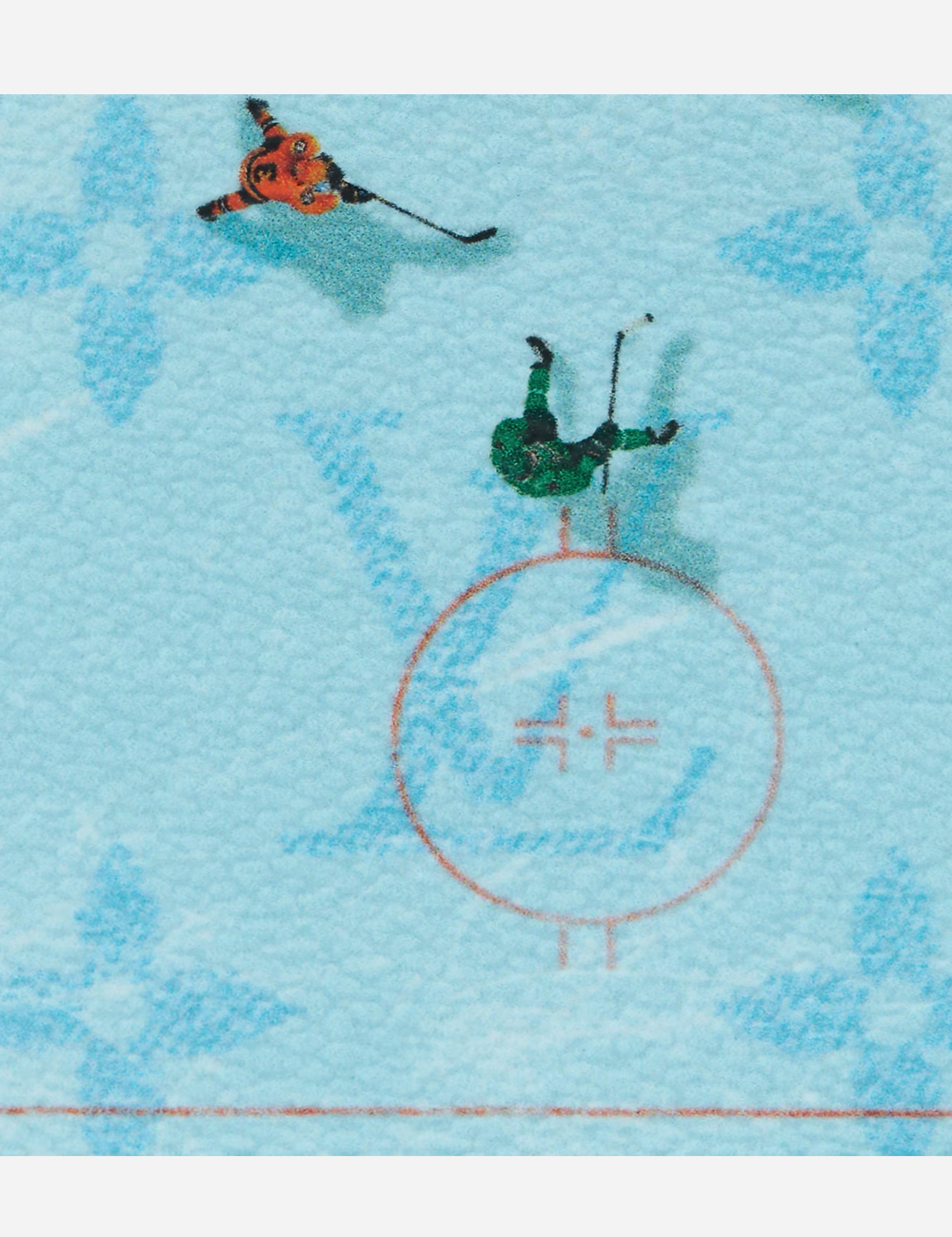 Обложка для паспорта Louis Vuitton "Blu Ice Hockey"