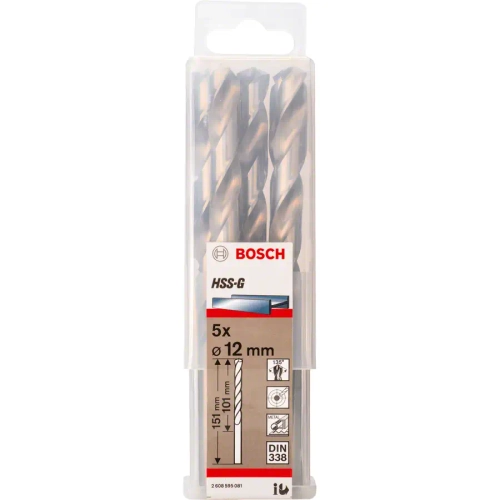 Сверло по металлу HSS-G 12 мм BOSCH 2608595081