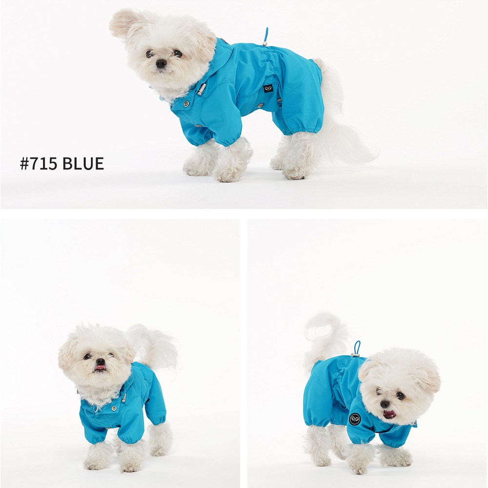 152 Дождевик для собак-девочек с фиксаторами по талии PUPPY ANGEL® MAGAGIO™ V2