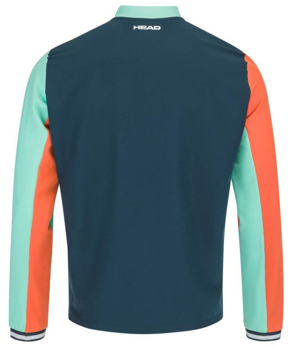 Мужская теннисная кофта Head Breaker Jacket - flamingo/navy