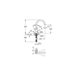 Смеситель для кухонной мойки GROHE Get с поворотным изливом, хром (31494001)