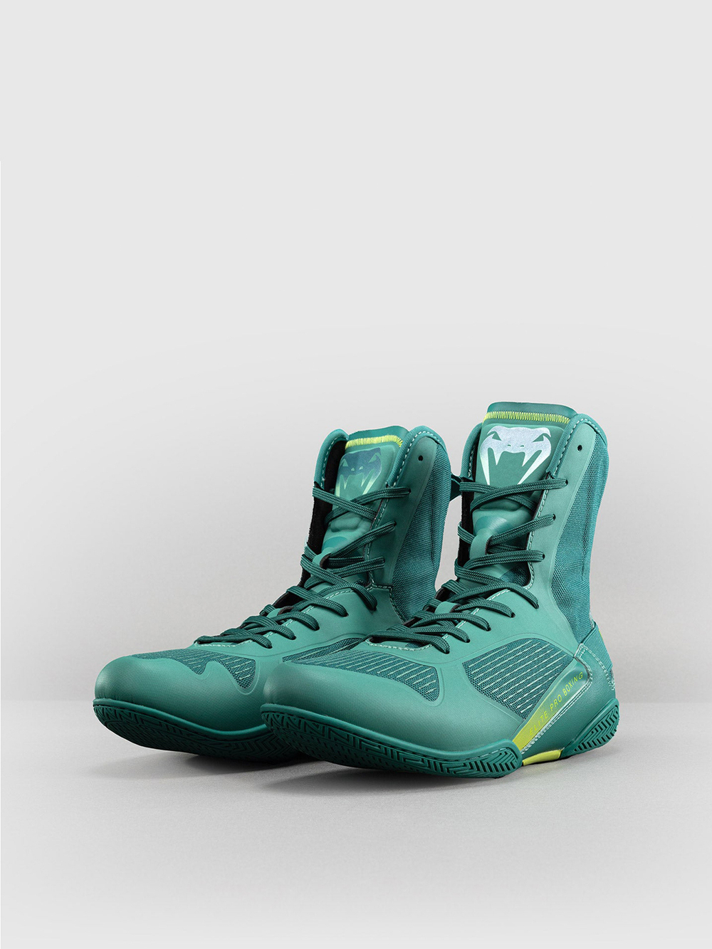 Боксерки Venum Elite Neo Green/Neon Yellow