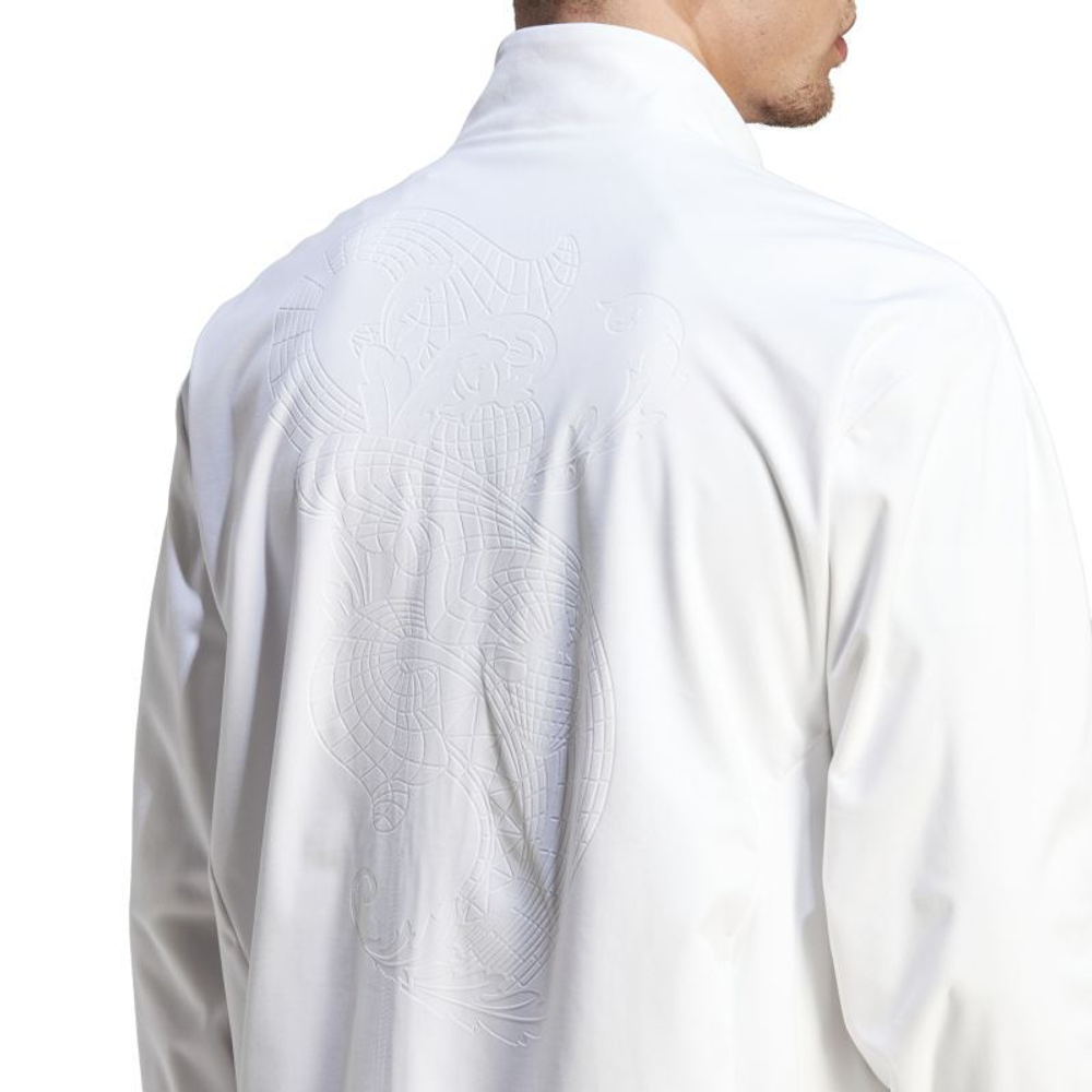 Мужская теннисная кофта Adidas Vel Jacket Pro - white