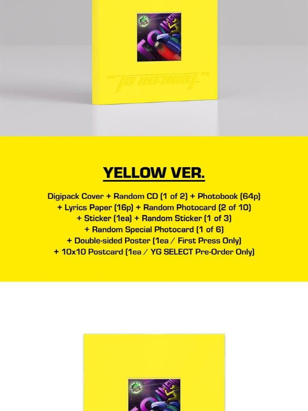 Альбом MINO - TO INFINITY. 3rd Album 2 Version SET