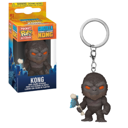 Брелок Funko Pocket POP! Keychain Godzilla Vs Kong Kong w/Battle Axe