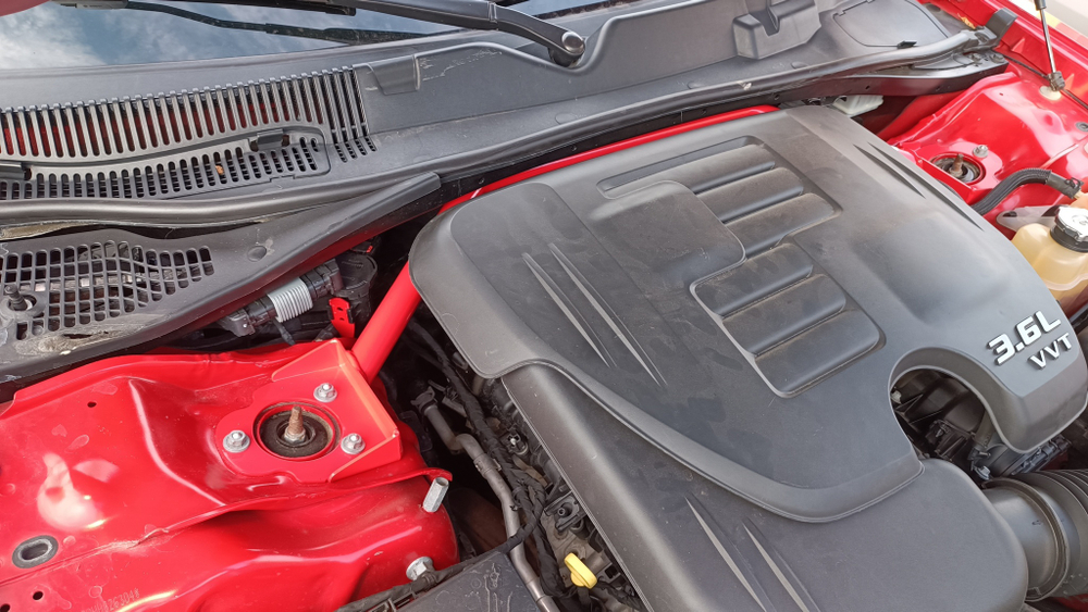 Распорка передних стоек (стаканов) Dodge Challenger 3 3.6л и Dodge Charger 7 (LD) 3.6л (ПОД ЗАКАЗ)