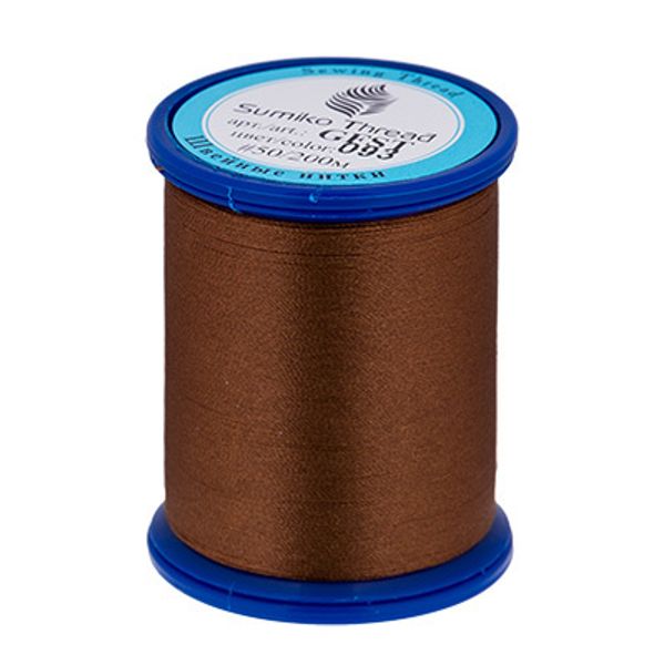 Нитки вышивальные SumikoThread 200 м, (219 ярд), 093 коричневый