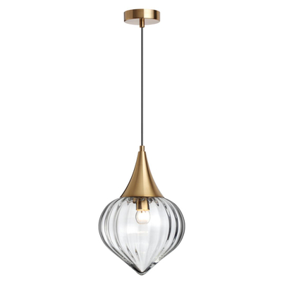 4950/1 PENDANT ODL22 401 бронзовый/прозрачный/стекло Подвес E14 1*40W KESTA