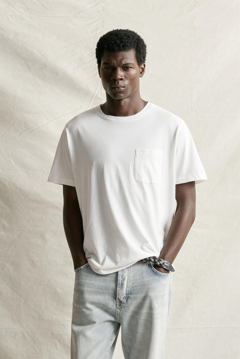 ЛЕГКАЯ ФУТБОЛКА RELAXED FIT — ZARA
