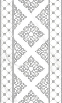 Элеганс сер декор 01 / Elegance grey decor 01  300х500 (1-й сорт)