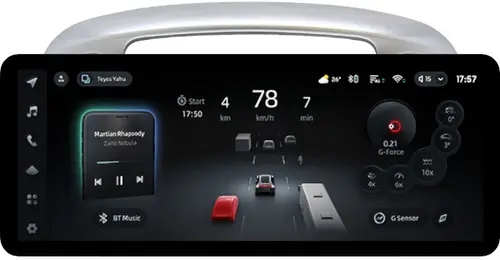 Магнитола для Hyundai Verna 2006-2010 (рамка серебро) - Teyes CC4PRO монитор 12.3" 2K QLED + рамка 9, Android 13, Быстрейшая, Snapdragon 778G, ИИ, CarPlay, DSP, 4G SIM-слот