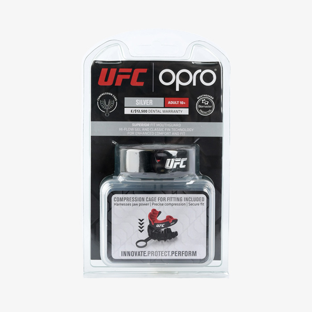 Боксерская капа Opro Silver Level UFC Black/Red