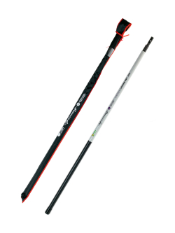 Ручка для подсачека Fish Crystal Sporting телескопическая, карбон, 3 секции, 3.0 м