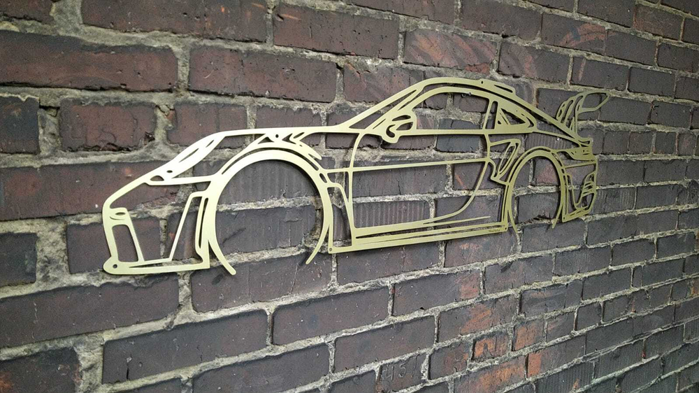 Панно автомобиль "Porsche"