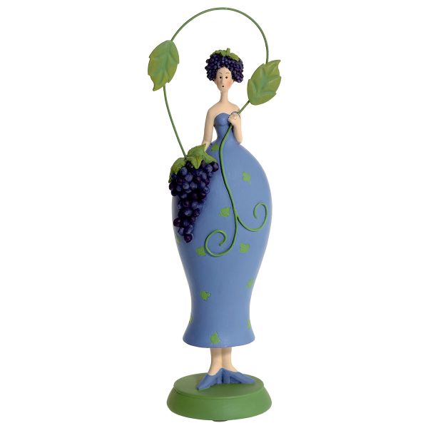 Фигурка декоративная Fiebiger Floristik: Blumenmädchen (цветочная фея) Виноград, 850054-600