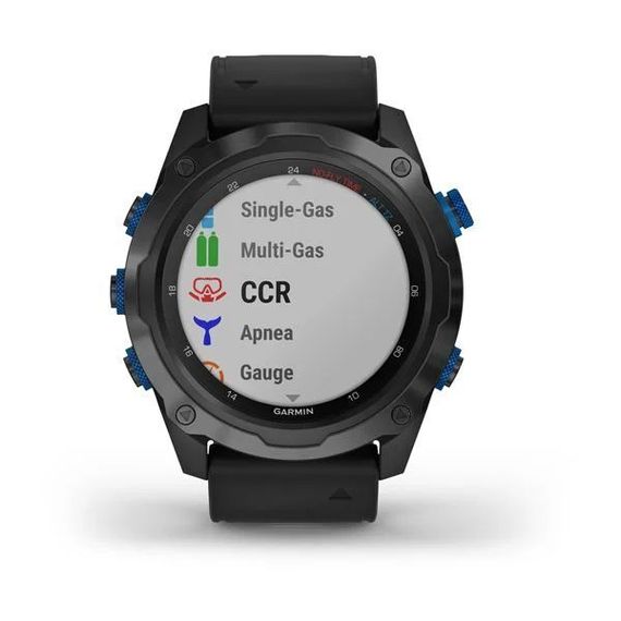 Комплект умные часы - дайвинг компьютер Garmin Descent MK2i DLC-покрытием и черным ремешком + датчик Descent T1