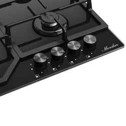 Встраиваемая газовая варочная панель Monsher MGG 63 Noir
