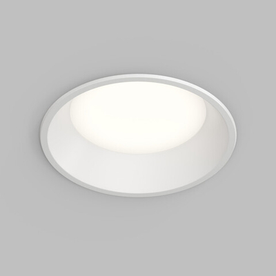 Встраиваемый влагозащищенный светильник TRIM, 24 Вт LED 3000-4000-6500K, IP44, алюминий, акрил