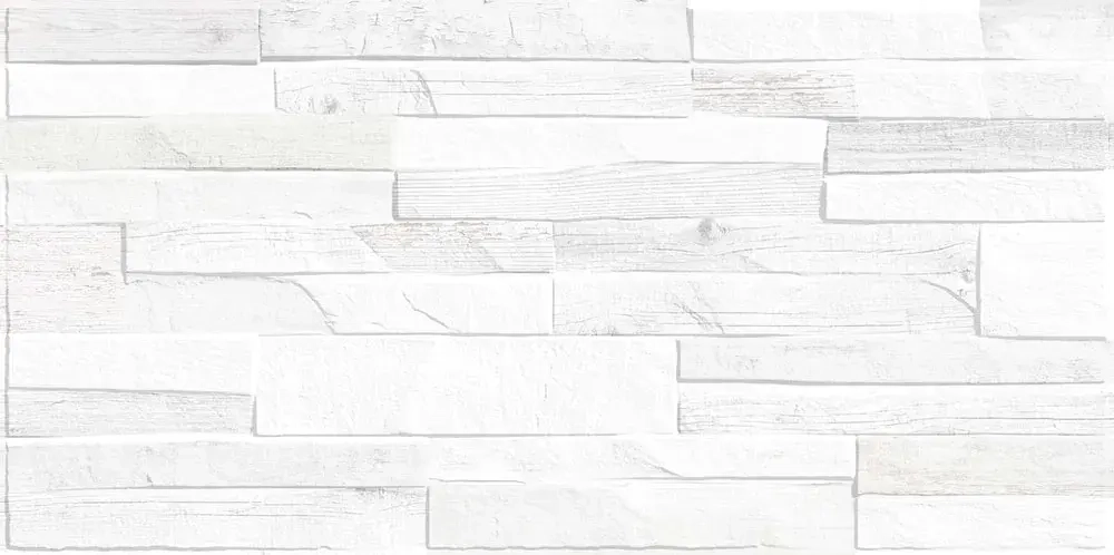 Настенная плитка ALMA Ceramica TWU09MTN004 Mattone 50x24.9 белая глянцевая под дерево
