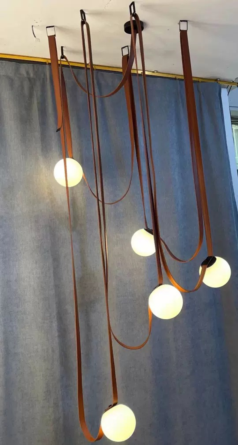 Pendant design lamp Plusminus Semispheres by Vibia (black)