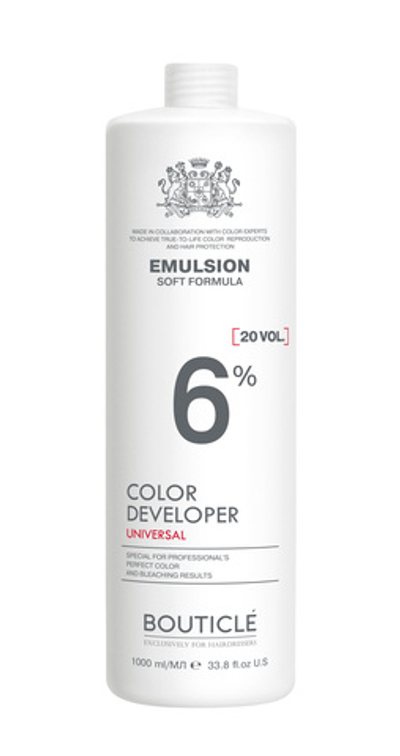 Оксидант-лосьон 6% - “Bouticle color developer" 1000 мл