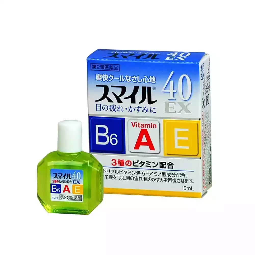 Lion Smile 40 EX Mild | Витаминные капли | для ежедневной защиты глаз | 15 мл