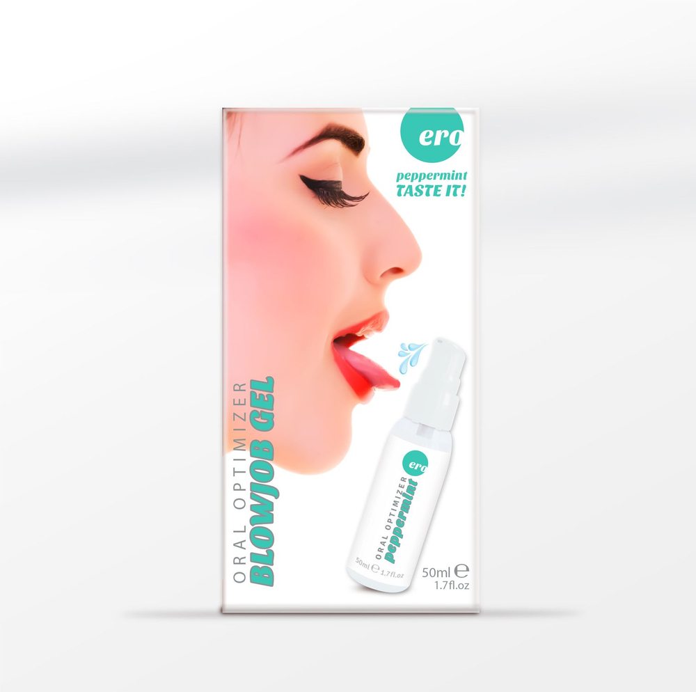 HOT Gel optimizer - Гель для орального секса, с охлаждающим эффектом, мята, 50мл