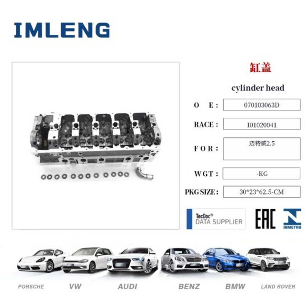 Головка блока цилиндров (голая) VAG 2.5 TDI